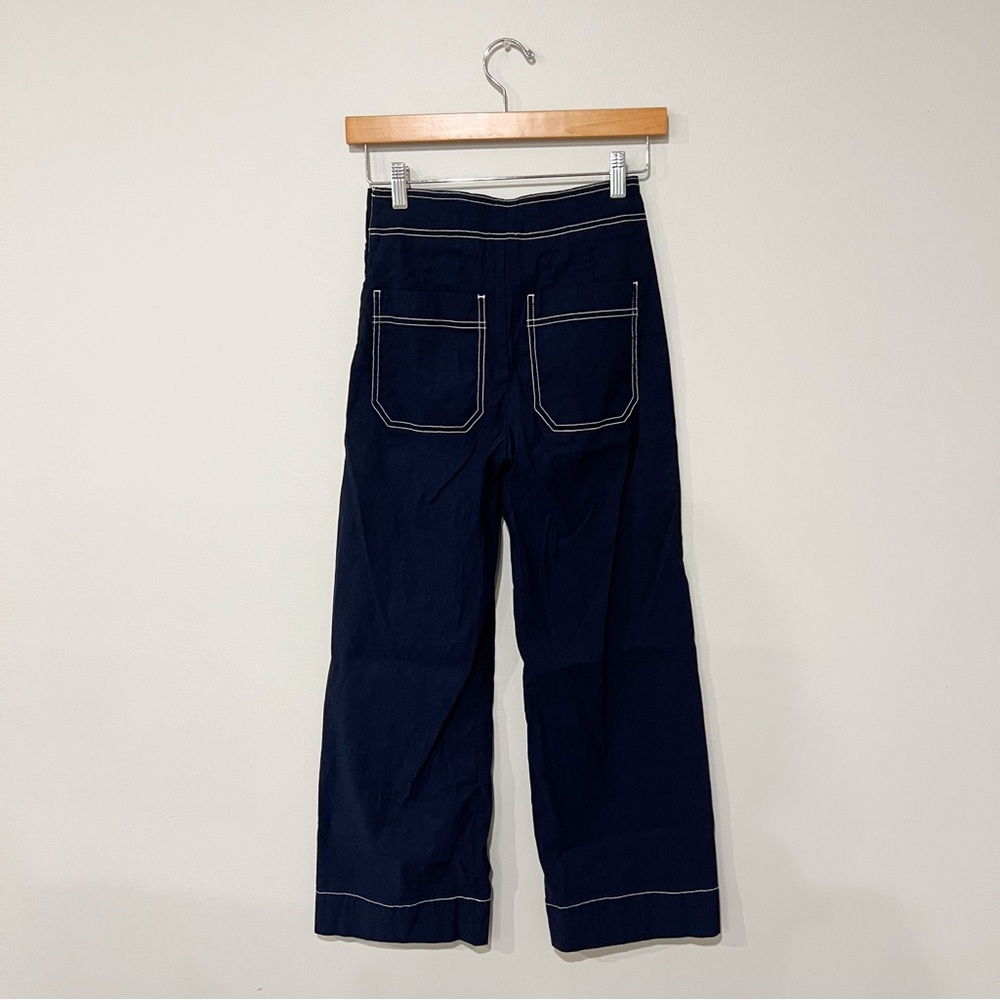 Anthropologie The Colette Sailor Crop Wide-Leg Pants by Maeve - Picture 8 of 10